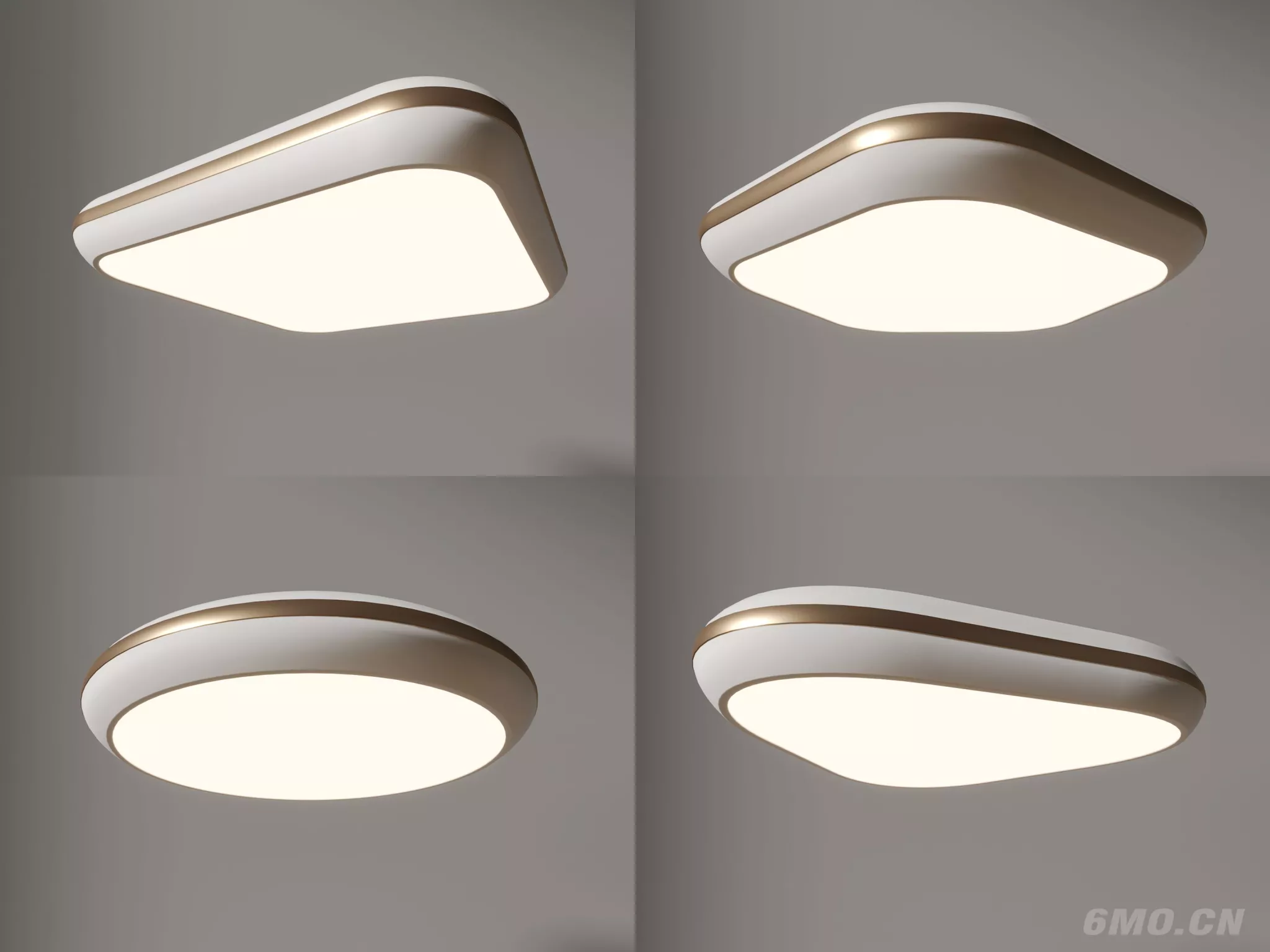 MODERN CELING LIGHT - SKETCHUP 3D MODEL - ENSCAPE - 259679