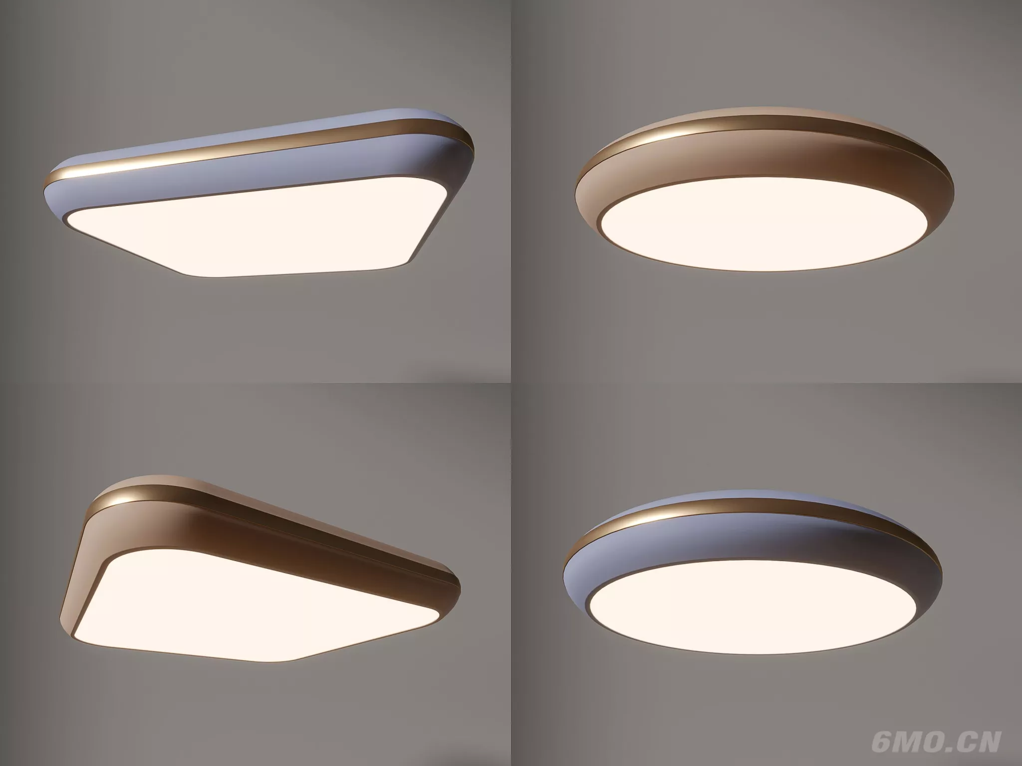 MODERN CELING LIGHT - SKETCHUP 3D MODEL - ENSCAPE - 259683