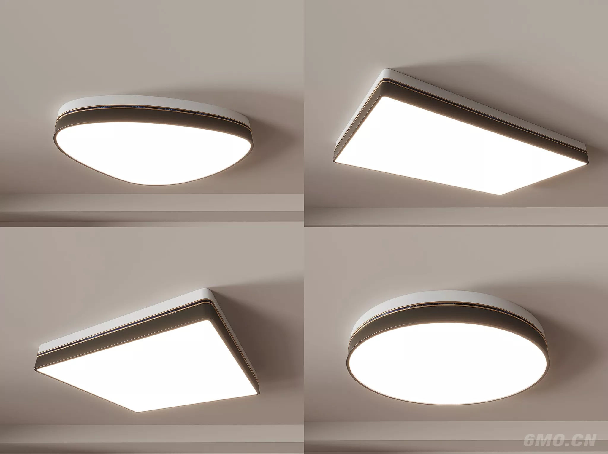 MODERN CELING LIGHT - SKETCHUP 3D MODEL - ENSCAPE - 259705