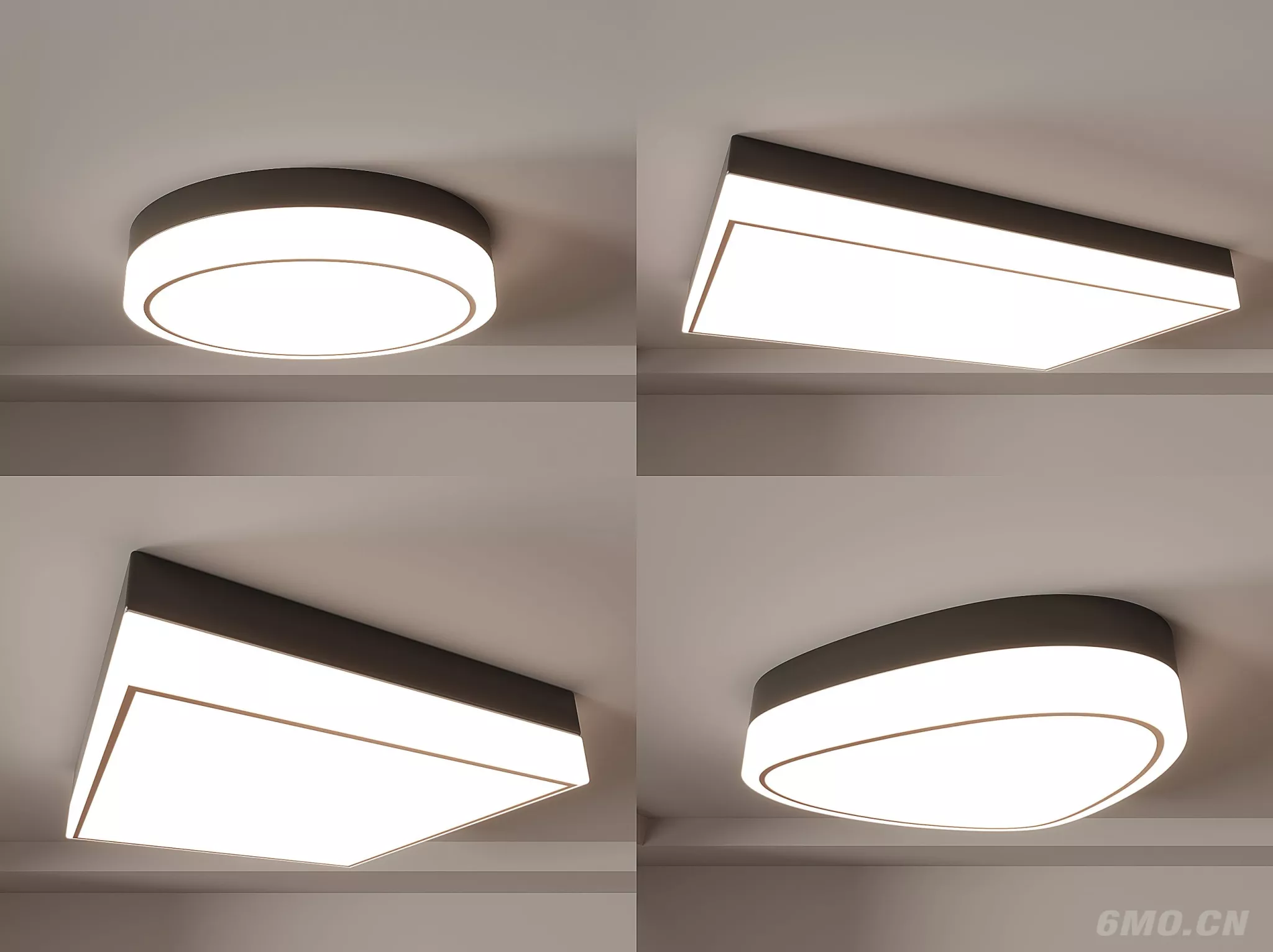 MODERN CELING LIGHT - SKETCHUP 3D MODEL - ENSCAPE - 259716