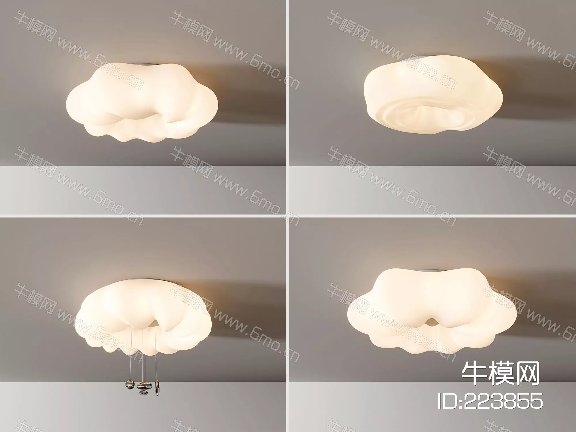 MODERN CELING LIGHT - SKETCHUP 3D MODEL - VRAY - 223855