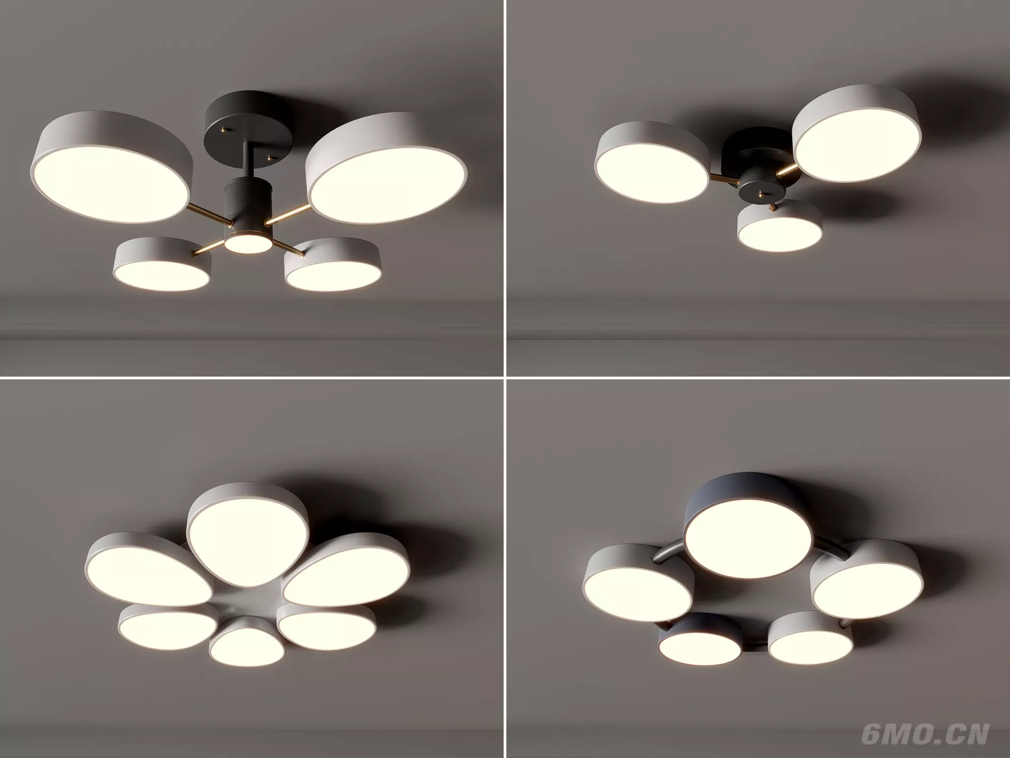 MODERN CELING LIGHT - SKETCHUP 3D MODEL - VRAY - 244030