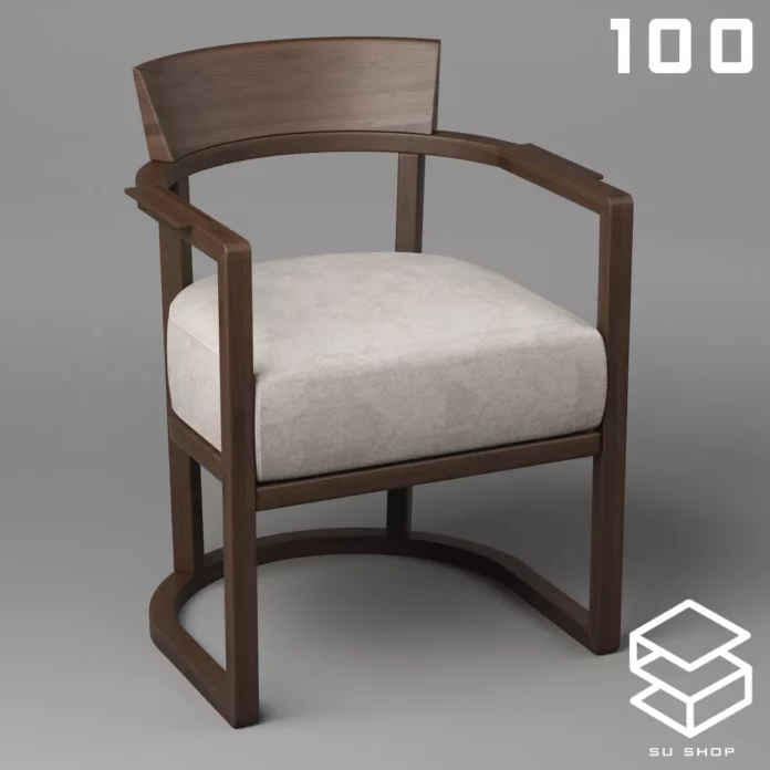 MODERN CHAIR - SKETCHUP 3D MODEL - VRAY OR ENSCAPE - ID03327