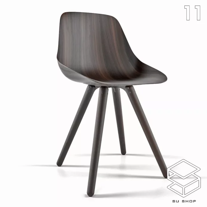 MODERN CHAIR - SKETCHUP 3D MODEL - VRAY OR ENSCAPE - ID03328