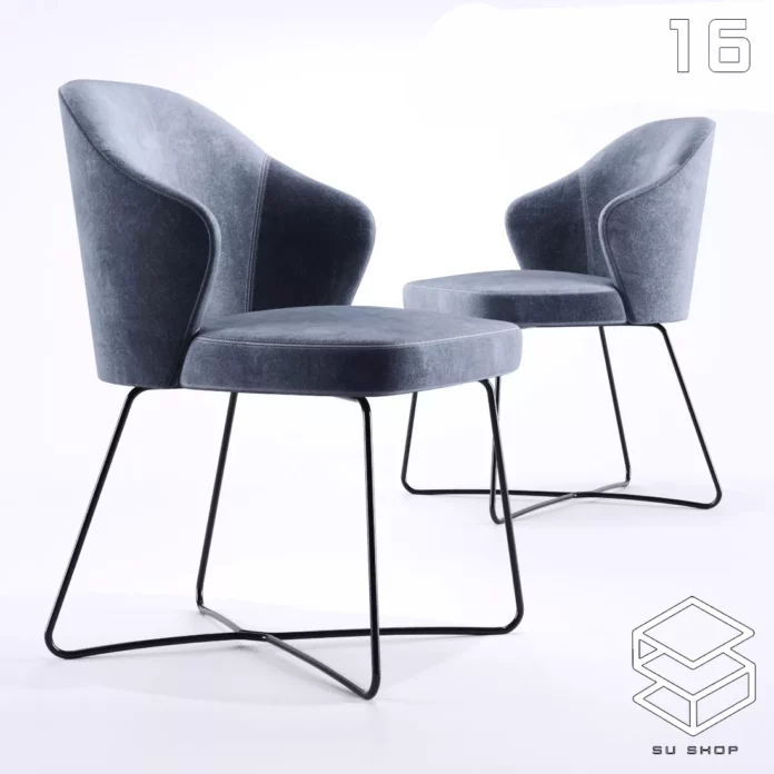 MODERN CHAIR - SKETCHUP 3D MODEL - VRAY OR ENSCAPE - ID03333