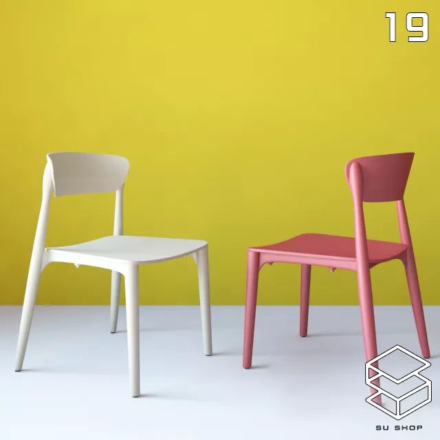 MODERN CHAIR - SKETCHUP 3D MODEL - VRAY OR ENSCAPE - ID03336