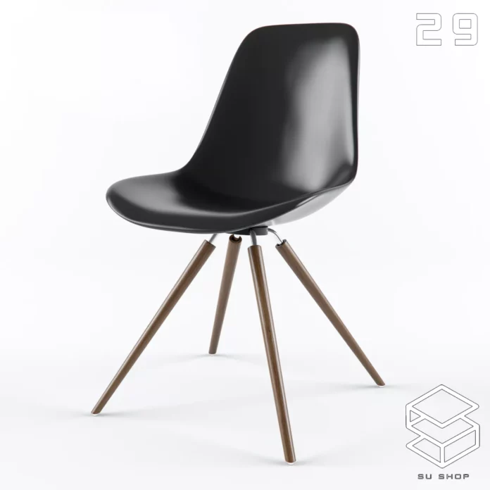 MODERN CHAIR - SKETCHUP 3D MODEL - VRAY OR ENSCAPE - ID03346