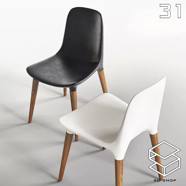 MODERN CHAIR - SKETCHUP 3D MODEL - VRAY OR ENSCAPE - ID03349