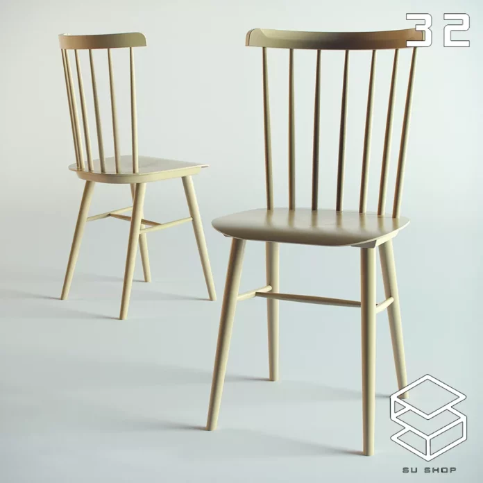 MODERN CHAIR - SKETCHUP 3D MODEL - VRAY OR ENSCAPE - ID03350