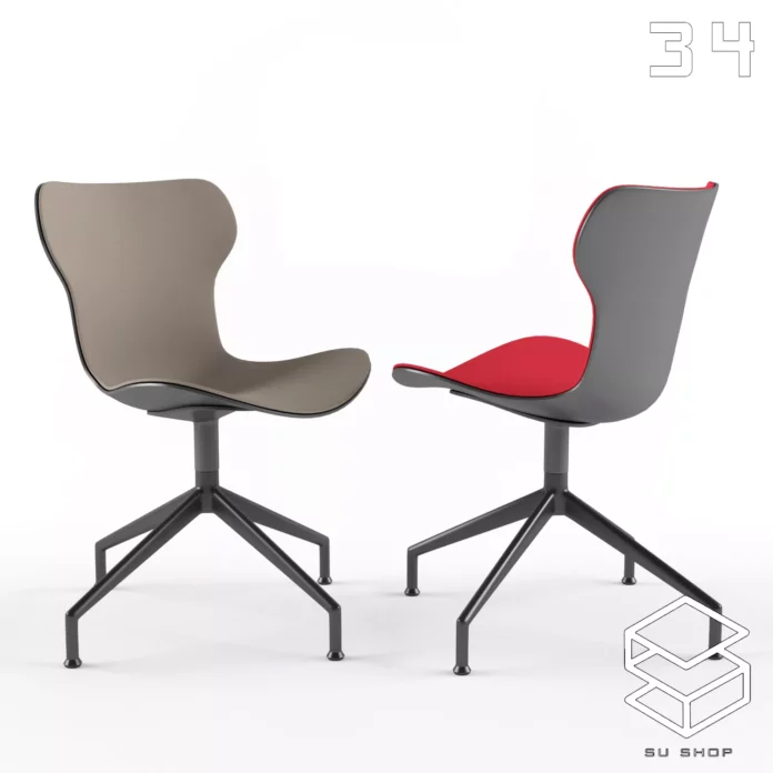 MODERN CHAIR - SKETCHUP 3D MODEL - VRAY OR ENSCAPE - ID03352