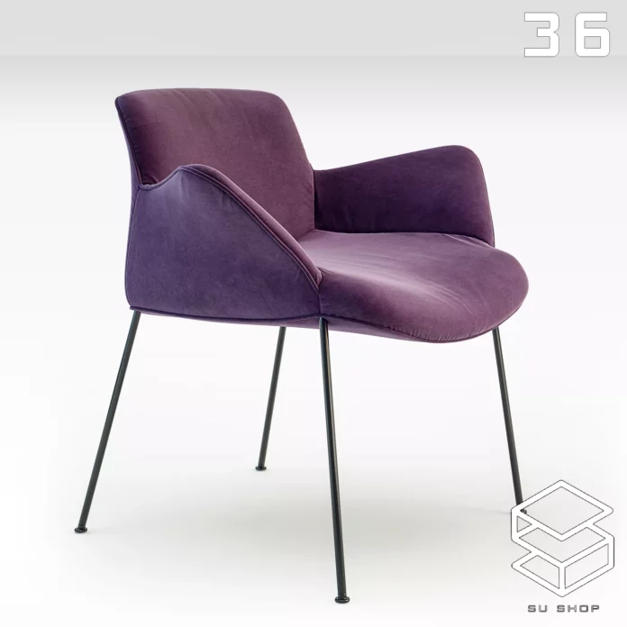 MODERN CHAIR - SKETCHUP 3D MODEL - VRAY OR ENSCAPE - ID03354