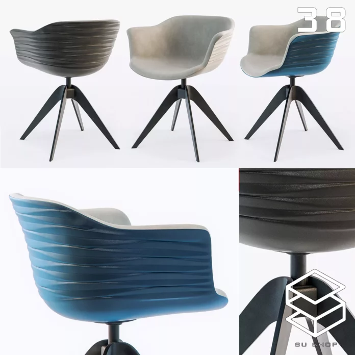 MODERN CHAIR - SKETCHUP 3D MODEL - VRAY OR ENSCAPE - ID03356