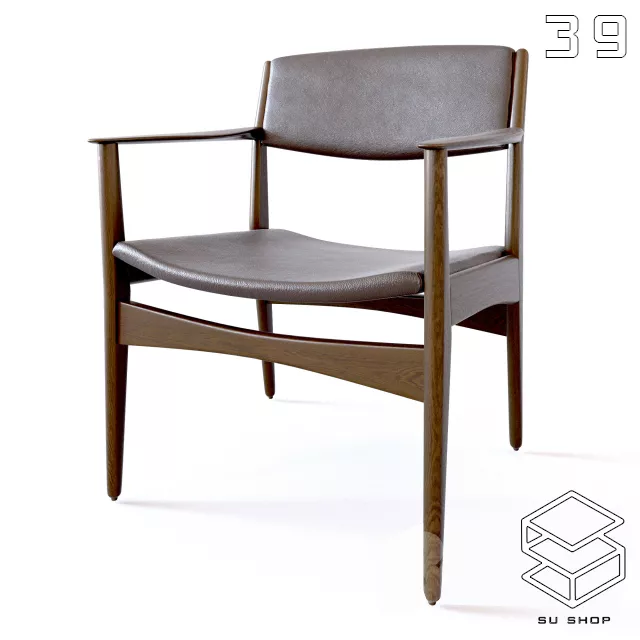 MODERN CHAIR - SKETCHUP 3D MODEL - VRAY OR ENSCAPE - ID03357