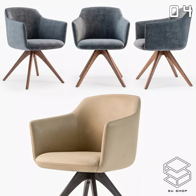 MODERN CHAIR - SKETCHUP 3D MODEL - VRAY OR ENSCAPE - ID03358