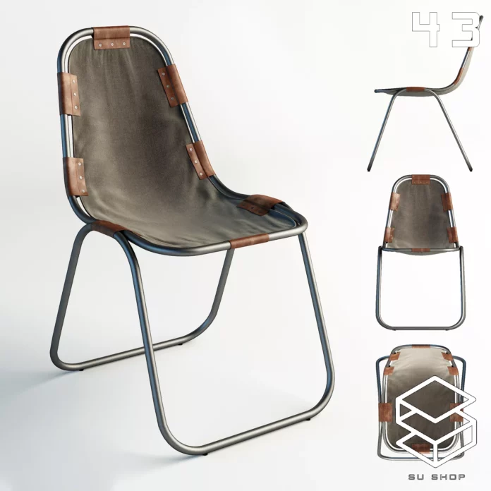 MODERN CHAIR - SKETCHUP 3D MODEL - VRAY OR ENSCAPE - ID03362