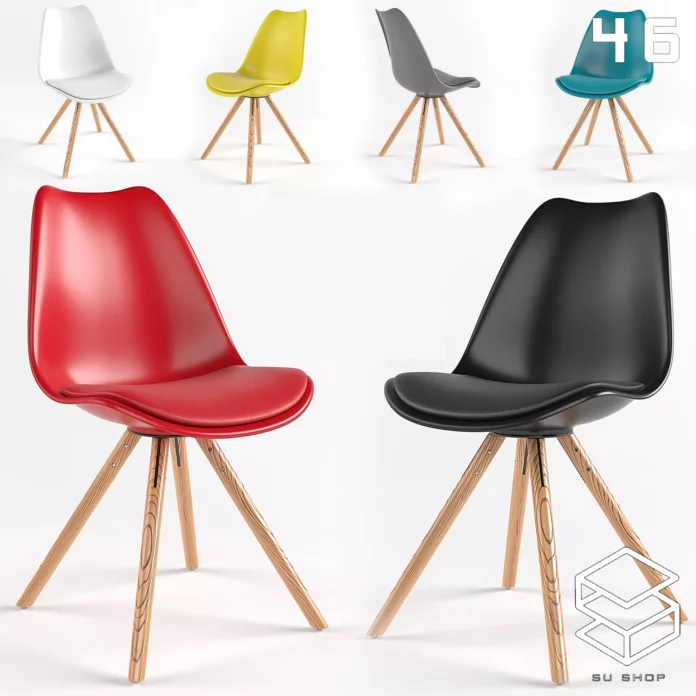 MODERN CHAIR - SKETCHUP 3D MODEL - VRAY OR ENSCAPE - ID03365