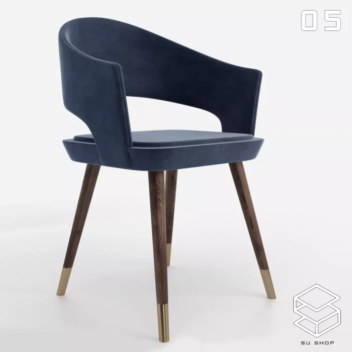 MODERN CHAIR - SKETCHUP 3D MODEL - VRAY OR ENSCAPE - ID03369