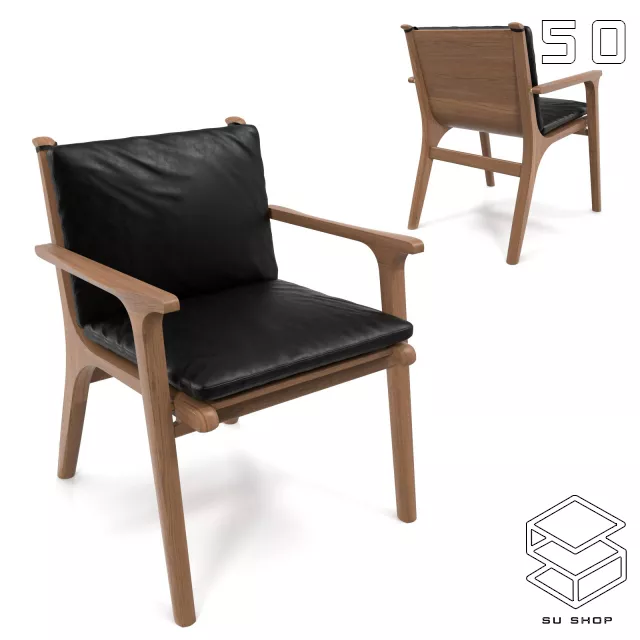 MODERN CHAIR - SKETCHUP 3D MODEL - VRAY OR ENSCAPE - ID03370