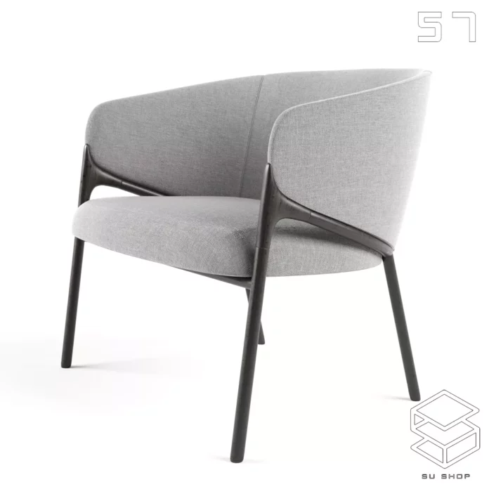 MODERN CHAIR - SKETCHUP 3D MODEL - VRAY OR ENSCAPE - ID03377