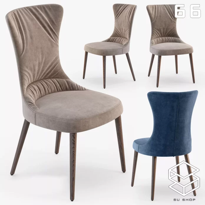 MODERN CHAIR - SKETCHUP 3D MODEL - VRAY OR ENSCAPE - ID03387