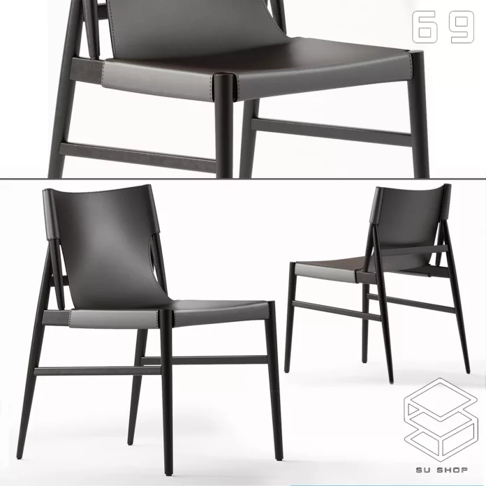 MODERN CHAIR - SKETCHUP 3D MODEL - VRAY OR ENSCAPE - ID03390