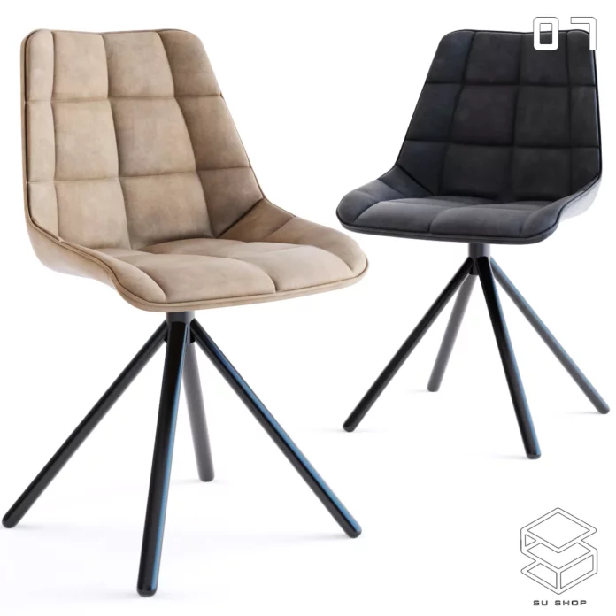 MODERN CHAIR - SKETCHUP 3D MODEL - VRAY OR ENSCAPE - ID03391