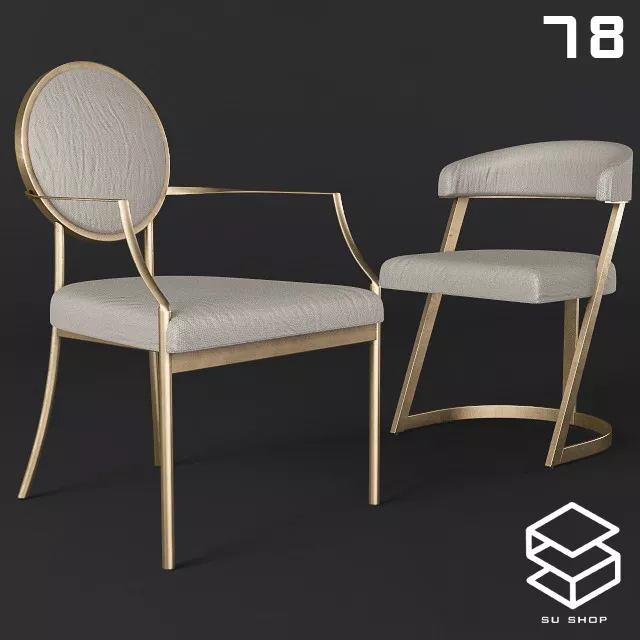 MODERN CHAIR - SKETCHUP 3D MODEL - VRAY OR ENSCAPE - ID03400