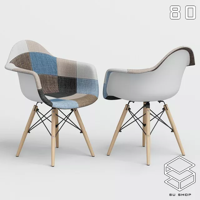 MODERN CHAIR - SKETCHUP 3D MODEL - VRAY OR ENSCAPE - ID03403