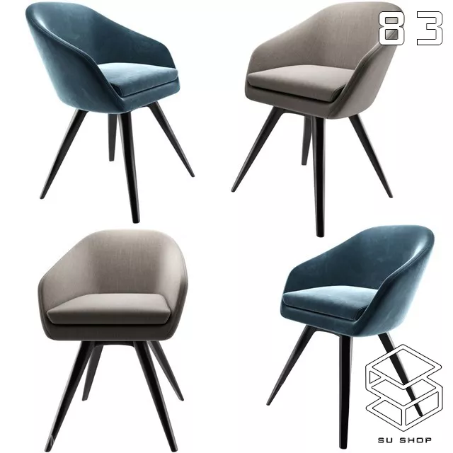 MODERN CHAIR - SKETCHUP 3D MODEL - VRAY OR ENSCAPE - ID03406