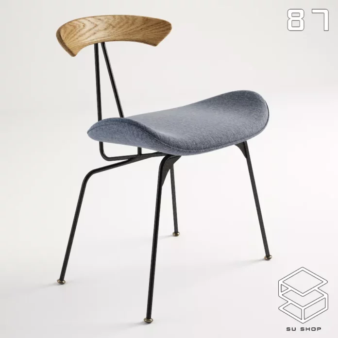 MODERN CHAIR - SKETCHUP 3D MODEL - VRAY OR ENSCAPE - ID03410