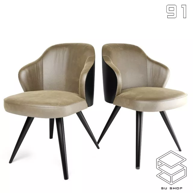 MODERN CHAIR - SKETCHUP 3D MODEL - VRAY OR ENSCAPE - ID03415