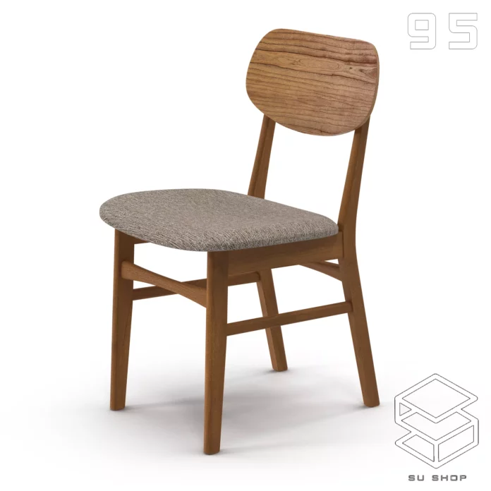 MODERN CHAIR - SKETCHUP 3D MODEL - VRAY OR ENSCAPE - ID03419