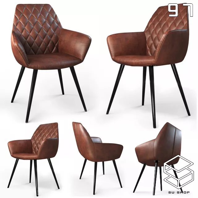 MODERN CHAIR - SKETCHUP 3D MODEL - VRAY OR ENSCAPE - ID03421