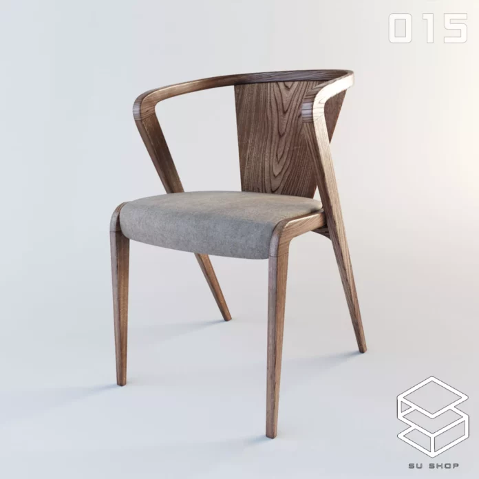 MODERN CHAIR - SKETCHUP 3D MODEL - VRAY OR ENSCAPE - ID03431