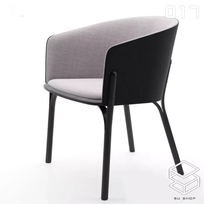 MODERN CHAIR - SKETCHUP 3D MODEL - VRAY OR ENSCAPE - ID03433