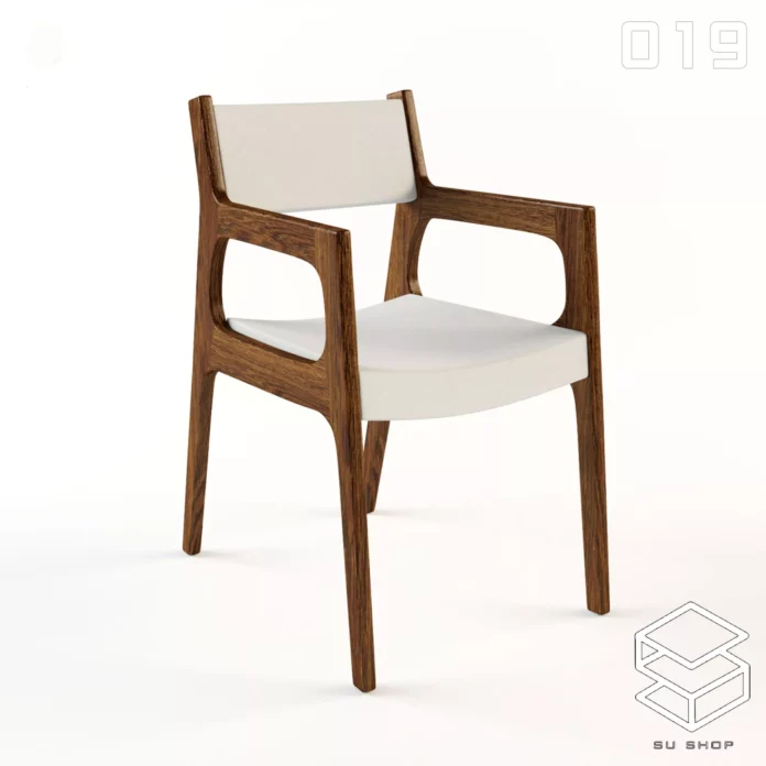 MODERN CHAIR - SKETCHUP 3D MODEL - VRAY OR ENSCAPE - ID03435