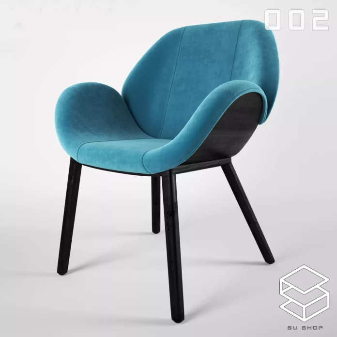 MODERN CHAIR - SKETCHUP 3D MODEL - VRAY OR ENSCAPE - ID03436