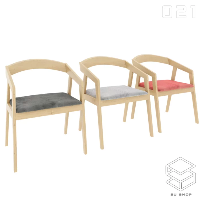 MODERN CHAIR - SKETCHUP 3D MODEL - VRAY OR ENSCAPE - ID03438