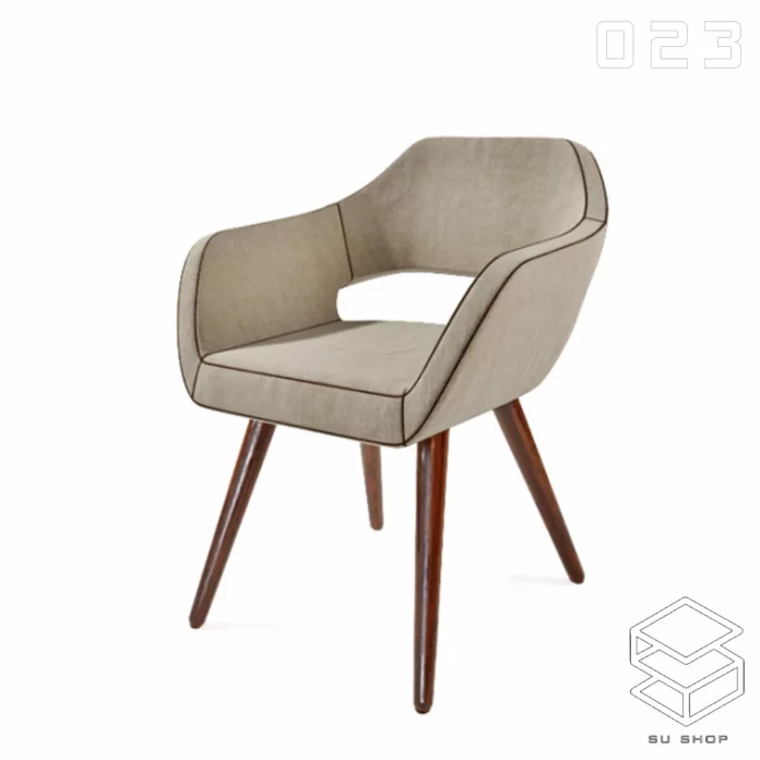 MODERN CHAIR - SKETCHUP 3D MODEL - VRAY OR ENSCAPE - ID03440