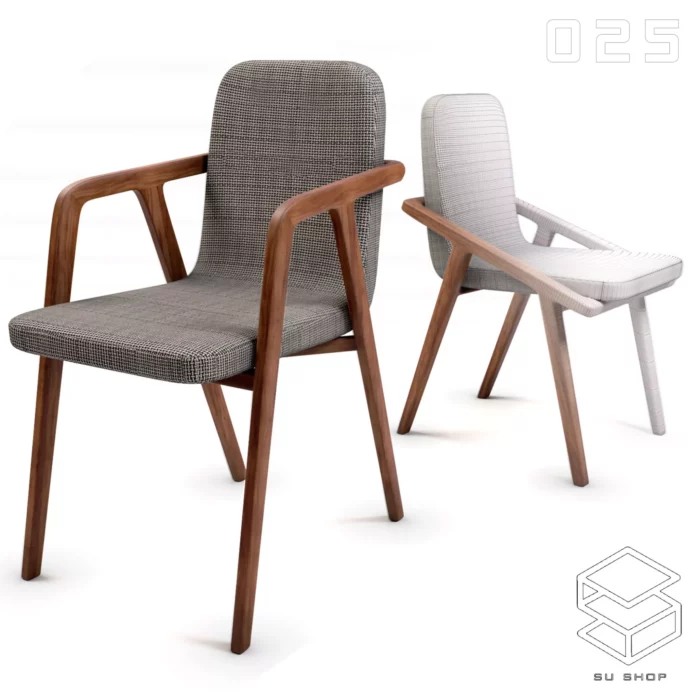 MODERN CHAIR - SKETCHUP 3D MODEL - VRAY OR ENSCAPE - ID03442