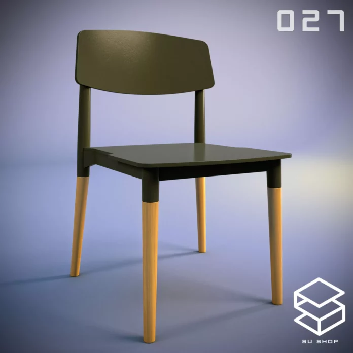 MODERN CHAIR - SKETCHUP 3D MODEL - VRAY OR ENSCAPE - ID03444