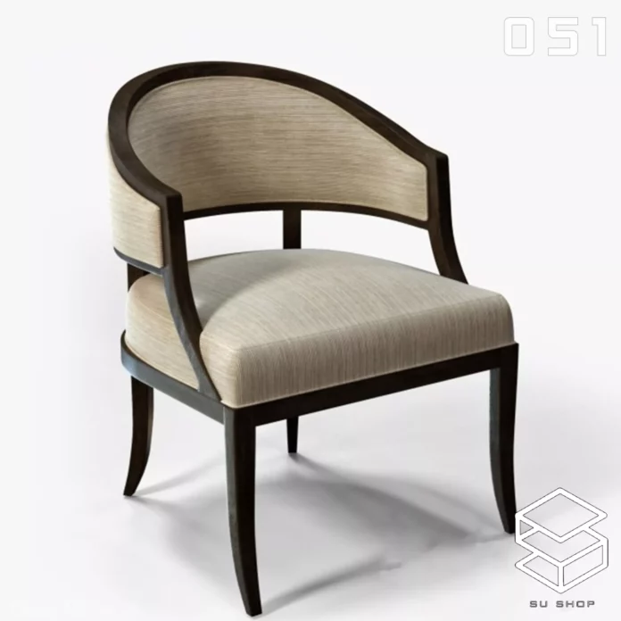 MODERN CHAIR - SKETCHUP 3D MODEL - VRAY OR ENSCAPE - ID03471