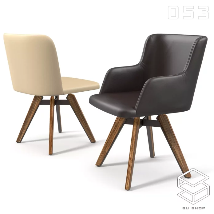 MODERN CHAIR - SKETCHUP 3D MODEL - VRAY OR ENSCAPE - ID03473