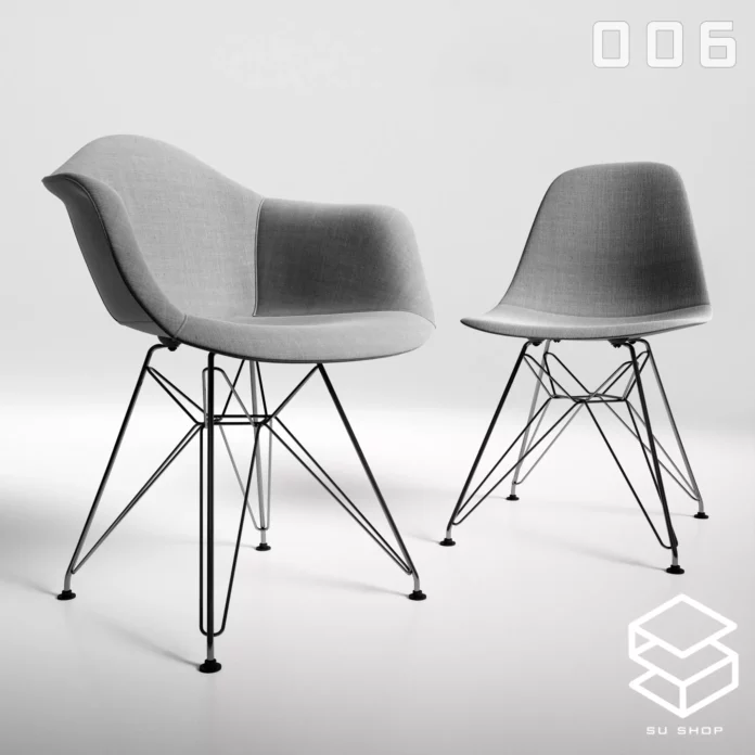 MODERN CHAIR - SKETCHUP 3D MODEL - VRAY OR ENSCAPE - ID03480