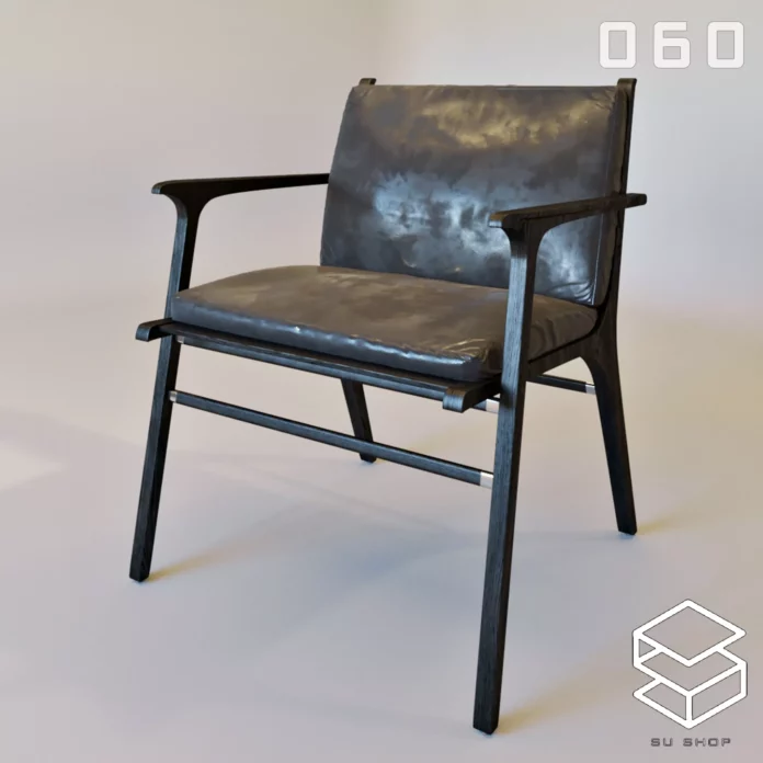 MODERN CHAIR - SKETCHUP 3D MODEL - VRAY OR ENSCAPE - ID03481