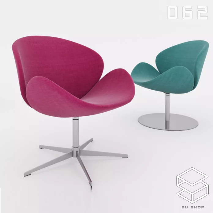 MODERN CHAIR - SKETCHUP 3D MODEL - VRAY OR ENSCAPE - ID03483