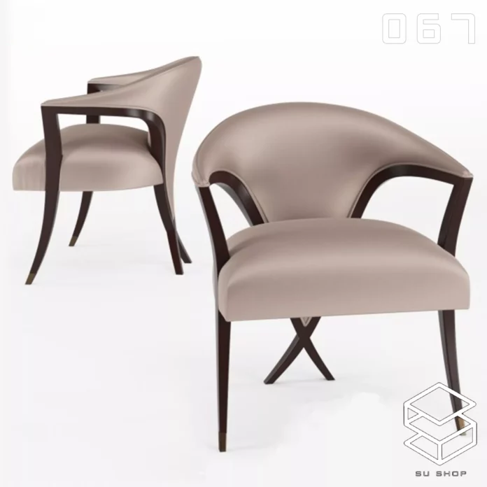 MODERN CHAIR - SKETCHUP 3D MODEL - VRAY OR ENSCAPE - ID03488