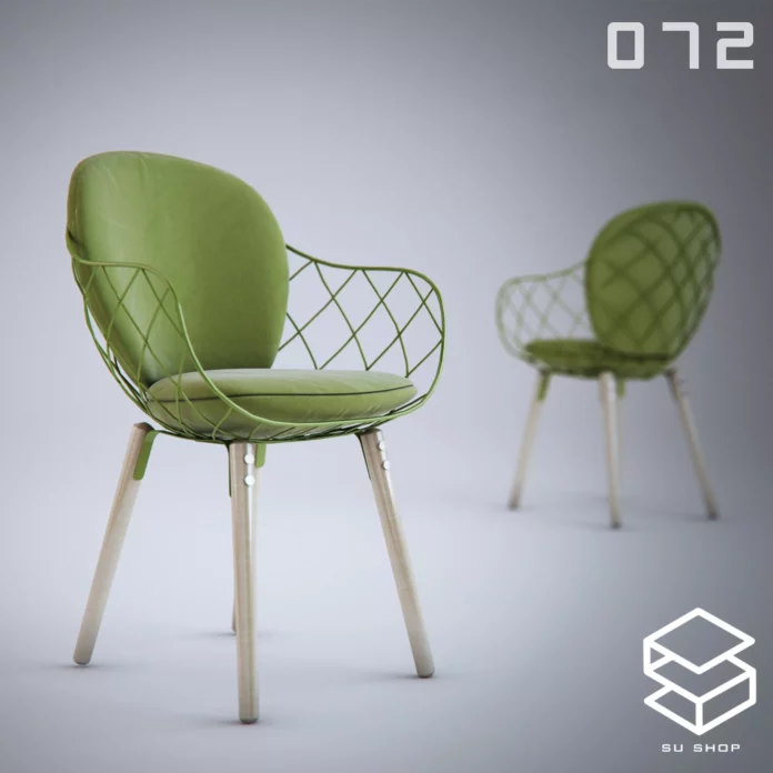 MODERN CHAIR - SKETCHUP 3D MODEL - VRAY OR ENSCAPE - ID03494