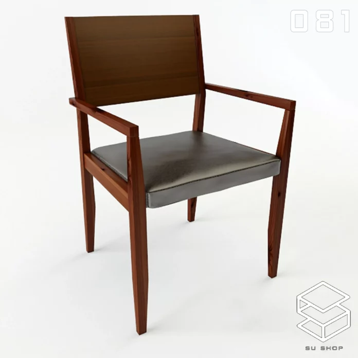 MODERN CHAIR - SKETCHUP 3D MODEL - VRAY OR ENSCAPE - ID03504