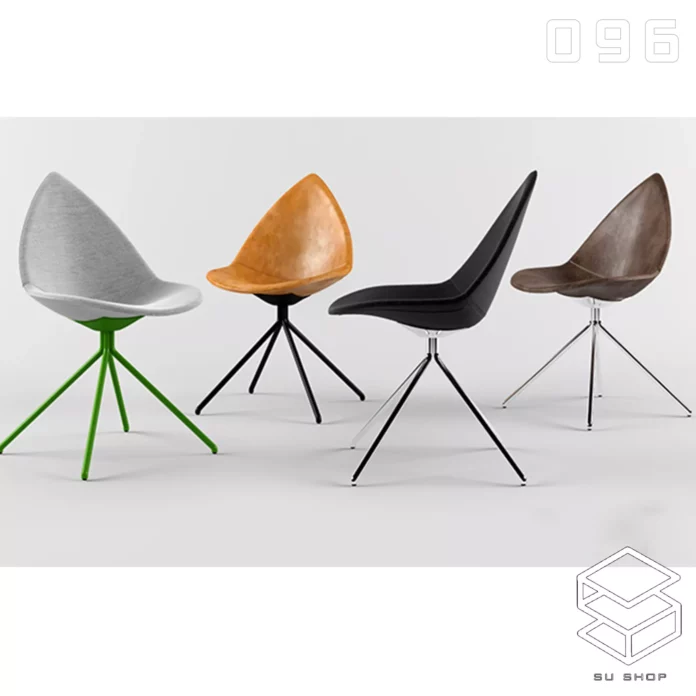 MODERN CHAIR - SKETCHUP 3D MODEL - VRAY OR ENSCAPE - ID03520